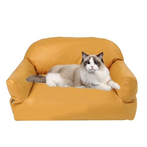 PETCUTE Hundebett Mittelgroße Hunde,Wasserdicht Hundesofa mit Bezug Abnehmbar und Waschbar,Orthopädisches Hundebett,rutschfest Hundesofa Kissen für Kleine, Mittelgroße & Große Hunde von PETCUTE