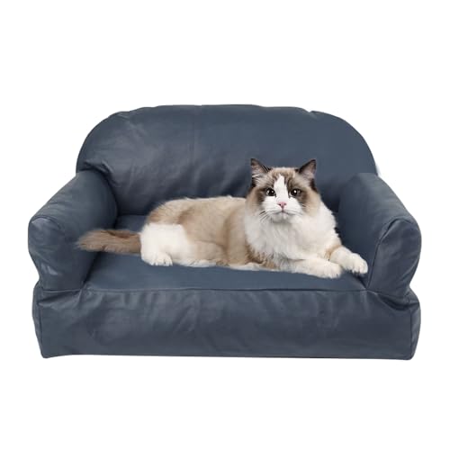 PETCUTE Hundebett Mittelgroße Hunde,Wasserdicht Hundesofa mit Bezug Abnehmbar und Waschbar,Orthopädisches Hundebett,rutschfest Hundesofa Kissen für Kleine, Mittelgroße & Große Hunde von PETCUTE