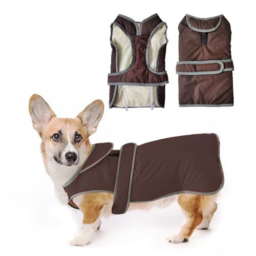 PETCUTE Hundejacke Winter Hundewintermantel Warme Winterjacke für kleine Hunde große Hunde Weste Fleece von PETCUTE