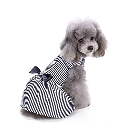 PETCUTE Hundekleid Haustier Kleine Hund Kleidung,Hundesommerkleid Haustier Hundekleid,Schöne Blume Haustier-Kleidung Elegante Bowknot Welpen Rock,Hundeprinzessin Kleider Tutu Hochzeit Spitze Kleid von PETCUTE