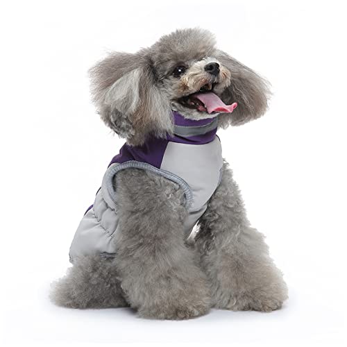 PETCUTE Hundemantel Winter,Warme Hundejacke mit Fleece Gefütterte,Welpenmantel Jacke Weste Kleidung,Reflektierende Hundemäntel für Kleine Mittlere Große Hunde,Ideal für kaltes Wetter von PETCUTE