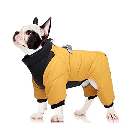 PETCUTE Hundemantel Winter Hundejacke,Wasserdichter Hundemantel mit Klettverschluss,Winddichte,Einstellbar,Hundemäntel für kleine mittelgroße Hunde,Reflektierend Haustierkleidung von PETCUTE