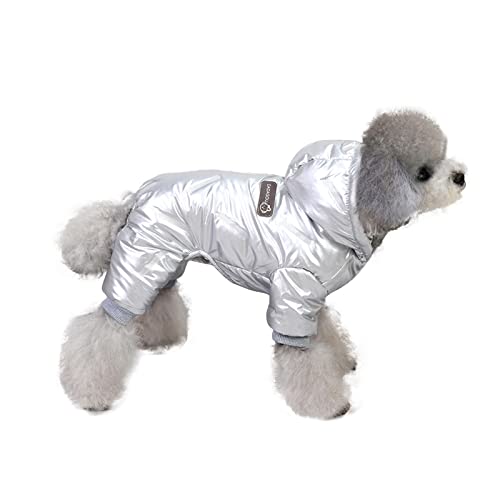 PETCUTE Hundemantel mit Kapuze,Hundebekleidung,Wasserdicht Haustier Kleidung Hundejacke für Kleine Mittlere Große Hunde,Kapuzenpullover für Hunde,Ideal für den Winter,Winddichte Hundeweste von PETCUTE