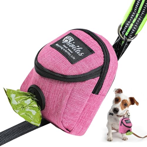 PETCUTE Leckerlitasche für Hunde,Langlebig Kotbeutelspender für Hunde,Multifunktional Hundetraining Leckerlitasche mit Kotbeutelspender,Hundefutter Leckerlitasche mit Taschen und Karabiner von PETCUTE