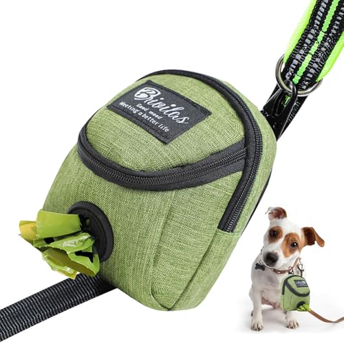 PETCUTE Leckerlitasche für Hunde,Langlebig Kotbeutelspender für Hunde,Multifunktional Hundetraining Leckerlitasche mit Kotbeutelspender,Hundefutter Leckerlitasche mit Taschen und Karabiner von PETCUTE