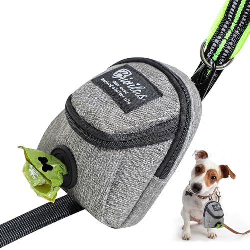 PETCUTE Leckerlitasche für Hunde,Langlebig Kotbeutelspender für Hunde,Multifunktional Hundetraining Leckerlitasche mit Kotbeutelspender,Hundefutter Leckerlitasche mit Taschen und Karabiner von PETCUTE