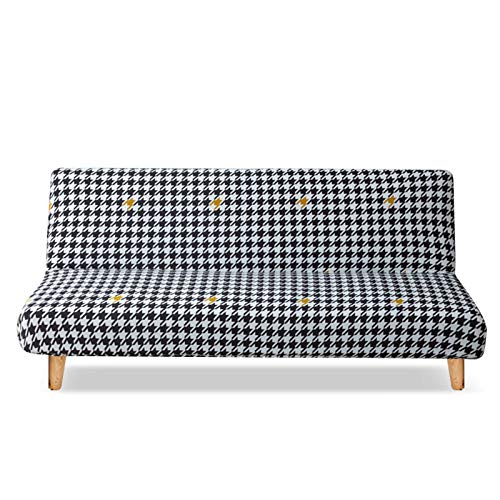 PETCUTE Sofabezug 2 sitzer ohne armlehne elastischer Sofa Überwürfe Clic Clac Sofahusse Stretch Bettcouch Sofa Bezug 150-190cm von PETCUTE