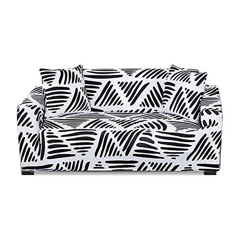 PETCUTE Sofaüberwurf Stretch Couch überwurf 4 sitzer Spandex Sofabezug mit Armlehne Couchbezug Antirutsch Stretchhusse Weich Stoff Sofa-Überwürfe #7 von PETCUTE