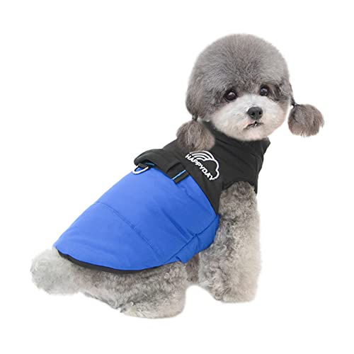 PETCUTE Wasserdichter Hundemantel,Hunde Wintermantel,Warm Haustier Kleidung Hundejacke für Kleine Mittlere Große Hunde,Hundepullover Hund Mantel mit Gurtloch,Ideal für den Winter Herbst Frühling von PETCUTE