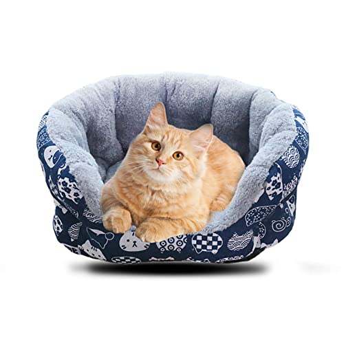 PETCUTE Weich Hundebett,Waschbar Katzenbett,Hundesofa,Hundekissen,Flauschiges Hundebett für große, Mittelgroße & Kleine Hunde,Katzenschlafplatz mit Rutschfester Unterseite,Niedliches Spitzendesign von PETCUTE