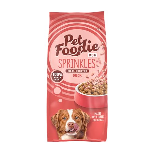 PetFoodie gefrorenes Frischfleisch für alle Hunde - Sprinkles Ente - Tiefkühlfutter, Hundefutter - natürlich, ohne künstliche Farb- & Aromastoffe, ohne Konservierungsstoffe, glutenfrei, 10x300g von PETFOODIE