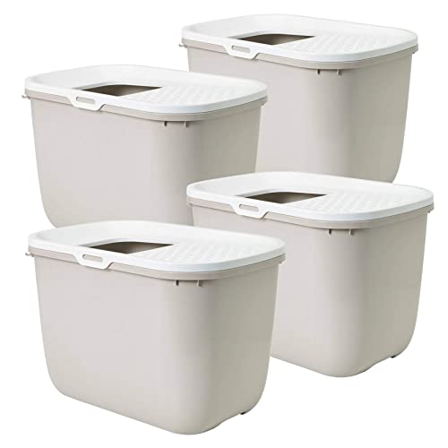 4er Sparpack Katzentoilette HOP IN Einstieg von Oben beige von PETGARD