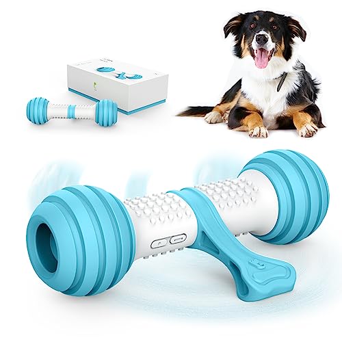 PETGEEK Interaktives Knochenspielzeug für Hunde, automatisches Hundespielzeug, elektronisches Hundespielzeug für mittelgroße und große Hunde, Langeweile, über USB wiederaufladbar, sicheres Material, von PETGEEK
