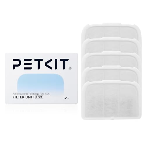 PETKIT EVERSWEET MAX Filter,Aktivkohle, Hocheffiziente Filtration,5pcs für Katzen Hunde Trinkbrunnen von PETKIT