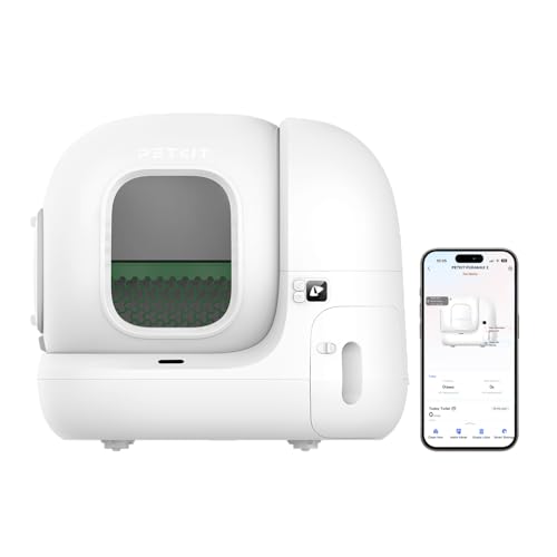 PETKIT Pura Max 2.0 Automatische Katzentoilette, selbstreinigendes Katzenstreu, xSecure/Geruchsbeseitigung/APP-Control/maximale Kapazität von 76 l für mehrere Katzen von PETKIT