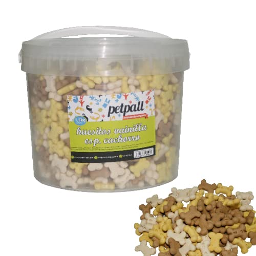 PETPALL Lovers HUESITOS VAINILLA CACHORRO (CUBO 1,5 KG) von PETPALL PREMIOS