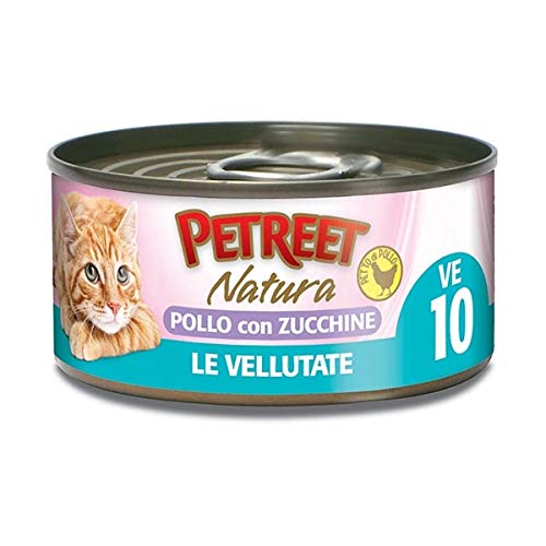 PETREET Natura VE 10 Le Velvet Huhn mit Zucchine 70 g von PETREET