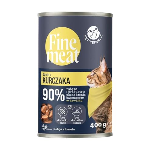 PETREPUBLIC Katzenfutter Fine Meat Huhn 400g von PETREPUBLIC