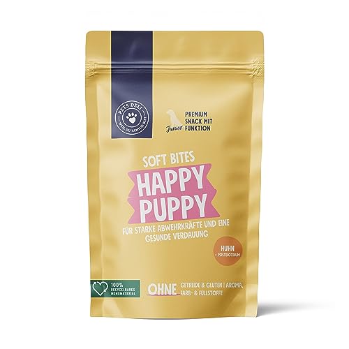 Pets Deli Happy Puppy Welpen Snack für Hunde – Stärkt nachweislich Abwehrkräfte & Verdauung – mit innovativen Postbiotika (300g) von Pets Deli