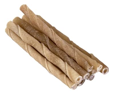 Petsnack Snack Twisted Stick / Staafjes Gedraaid-5 INCH 12.5 CM 9/10 MM 100 ST von PETSNACK