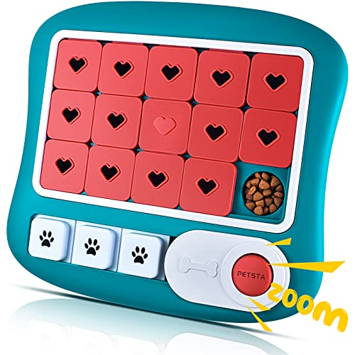 Hunde-Puzzle-Spielzeug, Quietsch-Leckerli-Dosierung Hundespielzeug für IQ-Training und Gehirnstimulation, mittelgroße, große Hunde von PETSTA