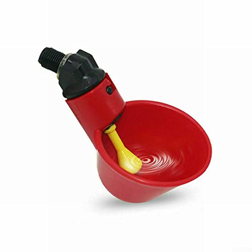 10 Stück automatische Becher für Hühnertränke, automatische Becher, Wasserspender, Trinker, Huhnbewässerung, Geflügel, Haken, Vogel von PETSTIBLE