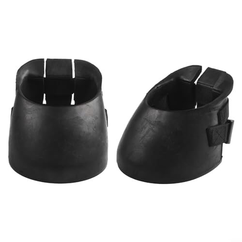 PETSTIBLE Hufeisen-Stiefel, Hufeisenschutzschuhe, Anti-Rutsch-Hufschutz, Gummi-Hufstiefel, 2 Stück (S) von PETSTIBLE