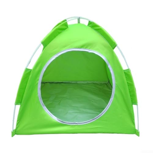 Praktisch faltbares, waschbares Haustierzelt, ideal für Outdoor-Camping mit Haustieren (hellgrün) von PETSTIBLE