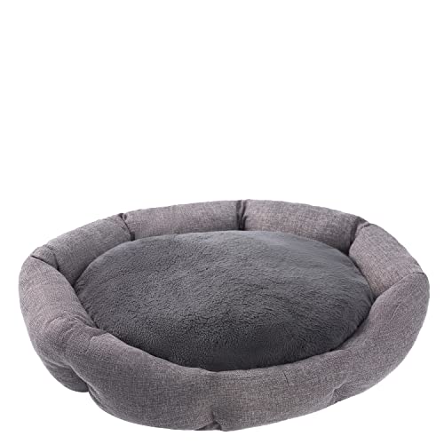 PETSTUFF Hundebett Octagon Kissen herausnehmbar waschbar Farbwahl, grau von PETSTUFF