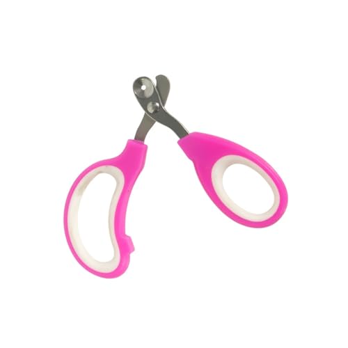 PETWERK® Krallenschere | Katzenkrallen| Hundekrallen| Krallenpflege| Nagelknipser (Pink/Weiß) von PETWERK