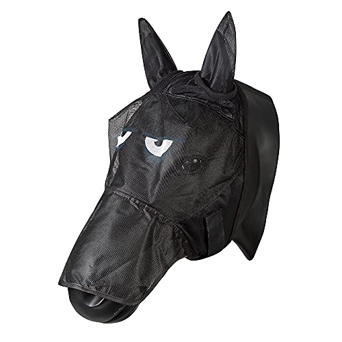 PFIFF 101013 Fliegenmaske Gesichtsmaske mit Motiv für Pferde, Fliegenschutz von PFIFF