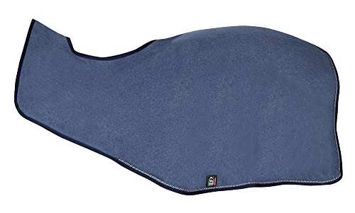 PFIFF 101343 Ausreitdecke mit Kordel, Fleecedecke Pferdedecke, Blau Full von PFIFF