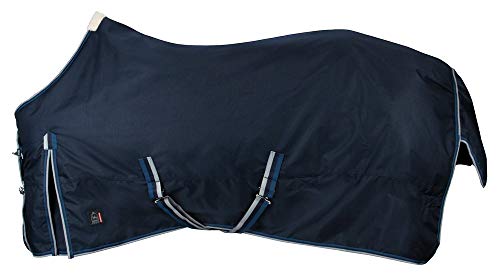 PFIFF 101899 Pferde Winter Decke Willow, Winterdecke Pferdedecke Paddockdecke, Blau 165cm von PFIFF