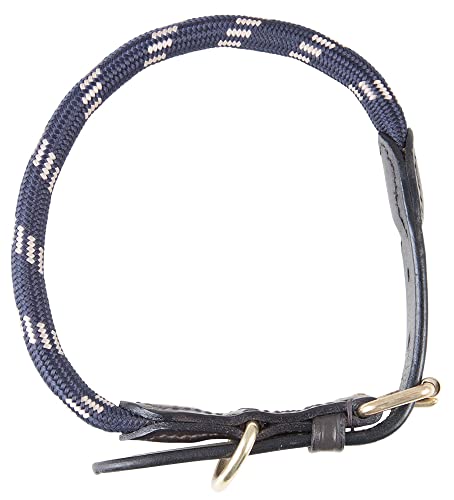 PFIFF 102827 Hundehalsband 'Lina', blau-beige XL von PFIFF