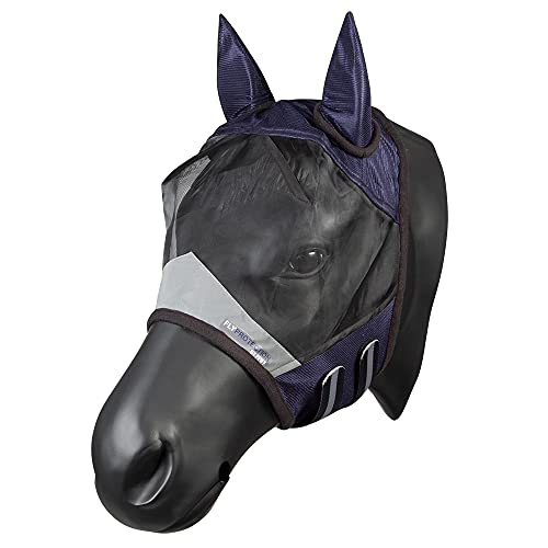 PFIFF 102943 Fliegenmaske mit UV Schutz, Pferde Fliegenschutz, Pony, Dunkelblau PFIFF 102943 Fliegenmaske mit UV Schutz, Pferde Fliegenschutz, Pony, Dunkelblau von PFIFF