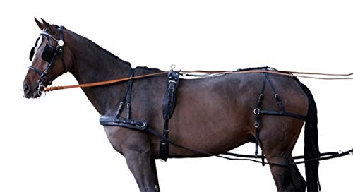 PFIFF Einspännergeschirr ´Standard´, schwarz Pony von PFIFF