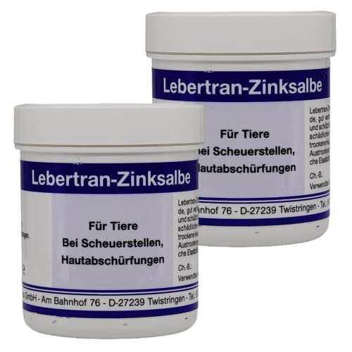 PHARMA PERLE Lebertran-Zinksalbe I Für Tiere I Bei Scheuerstellen und Hautabschürfungen I 2x100g im Sparset I Plus PharmaPerle Giveaway von PHARMA PERLE