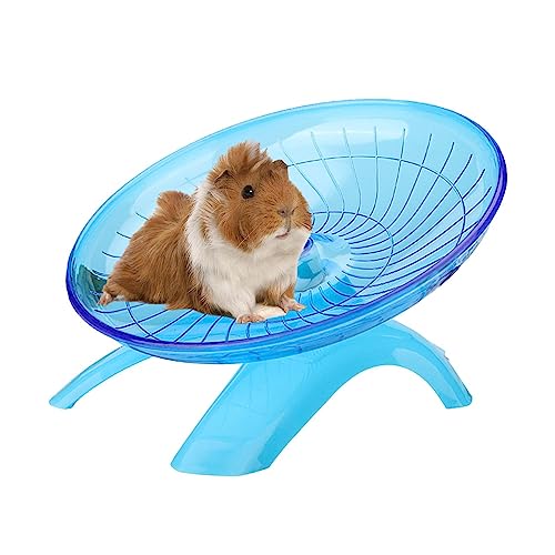 Laufrad für Hamster | Hamster Laufrad - Fliegende Untertasse Rennmaus Rad 7 Zoll Acryl Laufrad für Hamster Rennmäuse Mäuse Hamster Zubehör Phasz von PHASZ