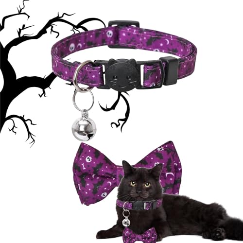 PHASZ Halloween Hundehalsband - Verstellbare Glöckchenhalsbänder für Katzen für Halloween - Hundebekleidungszubehör für Fotografie, Hochzeit, Zuhause, Spazierengehen, Reisen von PHASZ