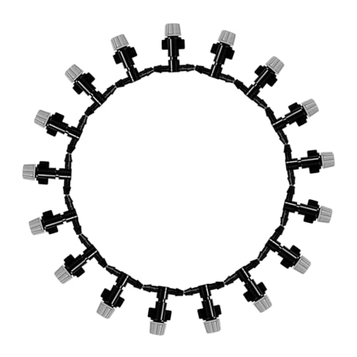 PHENOFICE 25St Sprinkler-Bewässerungssystem Mikro Schlauch Düse Wunder wachsen gartenbewässerungssystem sprühkopf Tropfbewässerungsset für den Garten Austausch des Sprinklerkopfes pp Grey von PHENOFICE
