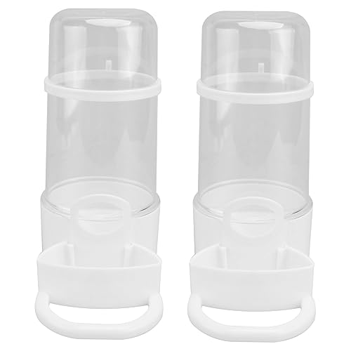 PHENOFICE 2pcs Automatische Trinkwasser Food Bowl Farm Haushaltsvögel Trinker (weiß) von PHENOFICE