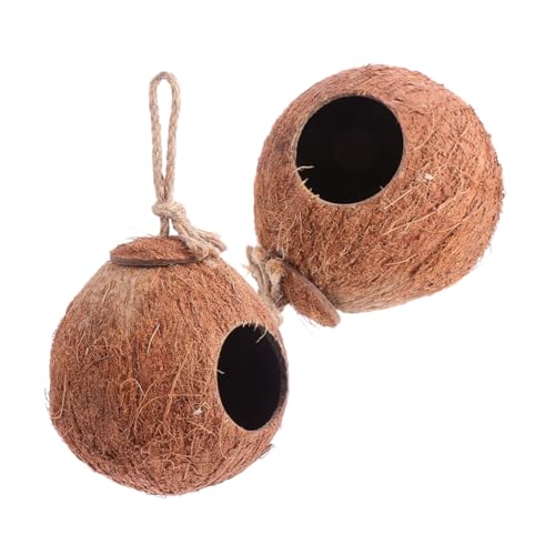 PHENOFICE 2pcs Vogel Nest Hängende Vogelhaus Suspenspapageien Nest Vogelzubehör von PHENOFICE