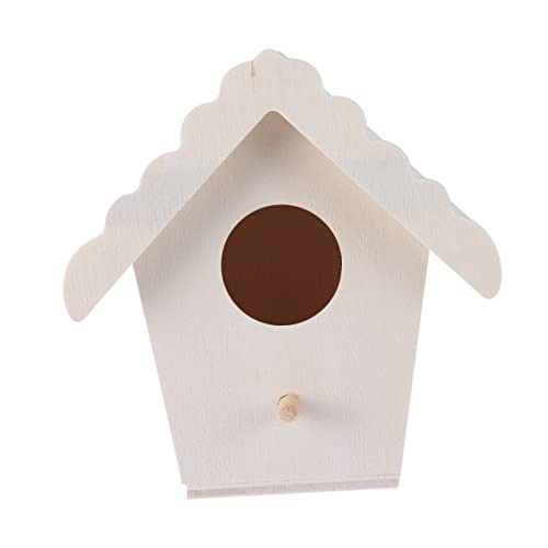 PHENOFICE 5er Set DIY Vogelhaus Bausatz Unbehandelte Vogel Nester Zur Gartendekoration Kreative Bastelideen Für Und Erwachsene Naturfarbene Vogelhäuschen Für Outdoor Nutzung von PHENOFICE