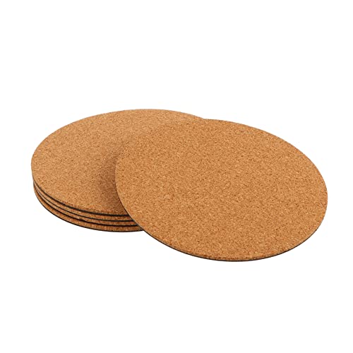 PHENOFICE 5pcs Cork Coaster Pflanzenunter Untertassen Für Gartenkorken Pflanzenplattenblütenknopfpolster von PHENOFICE