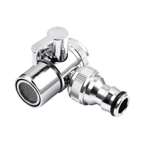 PHENOFICE Wasserhahn Adapter Für Waschmaschine 1 Zu 2 Wasserleitung Splitter Vollautomatischer Für Spültischarmatur Hochwertiger Faucet Adapter Für Einfache Installation Und von PHENOFICE