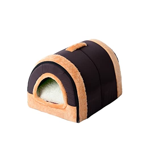 Häschenhaus Kleines Tier Tunnelhaus, Guinea Pig Bett Höhle Spielen schlafende ruhende Plüsch Nest Lebensräume for Meerschweinchen Kaninchen Bunny Chinchillas Igel Ratten Kaninchenbett von PIAOLING