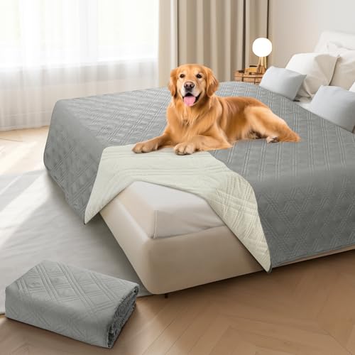 PICK FOR LIFE 137x208cm wasserdichte Hundedecken, extra groß und Waschbar Haustier Decke für Hunde, rutschfest Welpen Unterlagen bieten umfassende Abdeckung und Schutz für Ihre Sofa, Bett, Autositz von PICK FOR LIFE