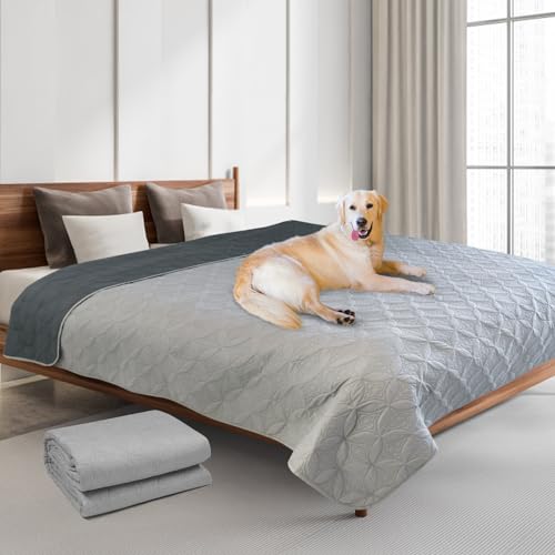 PICK FOR LIFE Wasserresistente Hundedecke, waschbare Decke für große und kleine Hunde, Schutz für Bett, Sofa, Auto – beidseitig verwendbar von PICK FOR LIFE