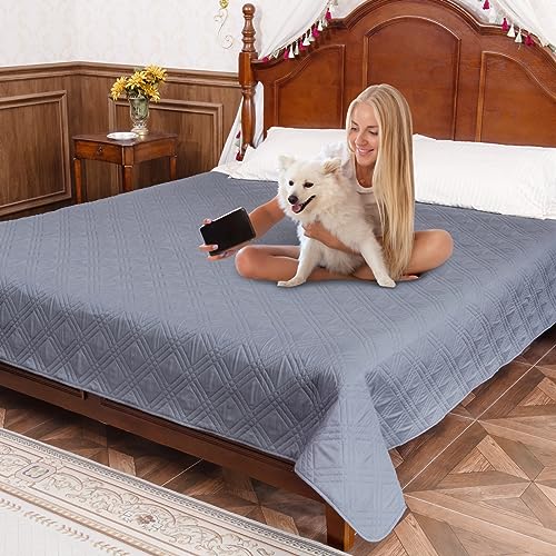 PICK FOR LIFE 172x208cm wasserdichte Hundedecken, extra groß und Waschbar Haustier Decke für Hunde, rutschfest Welpen Unterlagen bieten umfassende Abdeckung und Schutz für Ihre Sofa, Bett, Autositz von PICK FOR LIFE