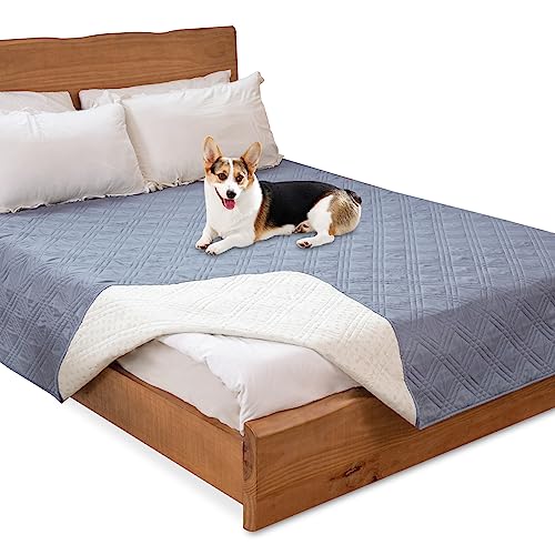 PICK FOR LIFE 208 * 208cm wasserdichte Hundedecken, extra groß und Waschbar Haustier Decke für Hunde, rutschfest Welpen Unterlagen bieten umfassende Abdeckung und Schutz für Ihre Sofa, Bett, Autositz von PICK FOR LIFE